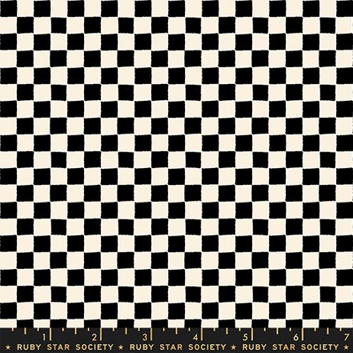 PRE-ORDER - Black Block Print Checks and Plaids Blender - 1-800-CALICO