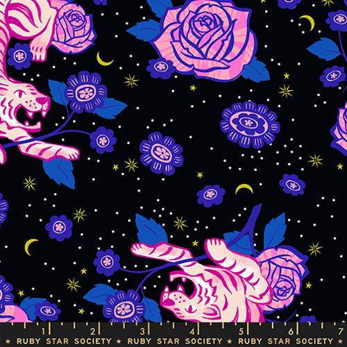 PRE-ORDER - Black Tiger Rose Novelty Flower Tattoo Big Cat Tiger - Ink Shop