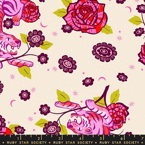 PRE-ORDER - Shell Tiger Rose Novelty Flower Tattoo Big Cat Tiger - Ink Shop