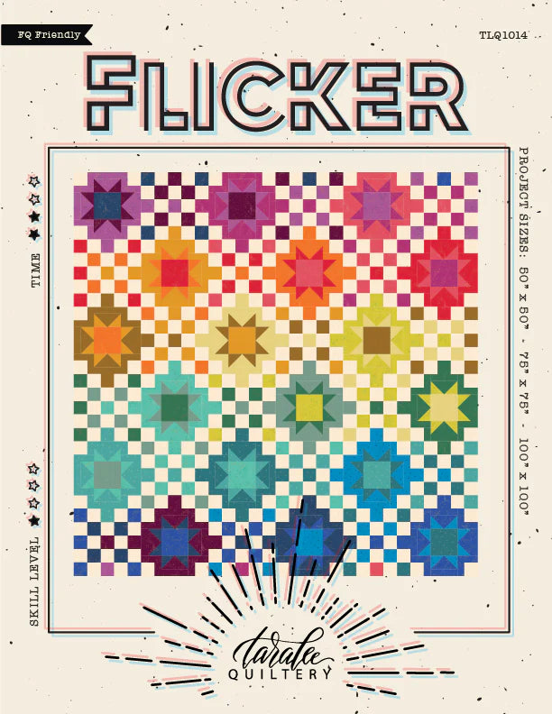 Flicker - Printed Pattern - Taralee Quiltery