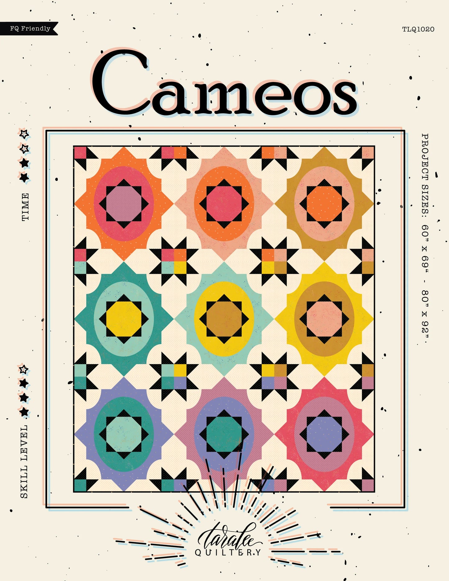 Cameos - Printed Pattern - Taralee Quiltery